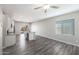 Open living space showcasing kitchen and living room areas at 10347 N 115Th Ave, Youngtown, AZ 85363