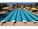 Olympic-size lap pool with lanes, perfect for serious swimmers at 4359 N 203Rd Ave, Buckeye, AZ 85396