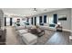 Bright and spacious living room with hardwood floors and stylish furniture at 654 S Sabrina --, Mesa, AZ 85208
