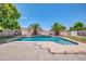 Relaxing backyard with refreshing pool and patio area at 654 S Sabrina --, Mesa, AZ 85208