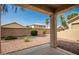 Landscaped backyard with gravel and desert plants at 1560 E Melrose Dr, Casa Grande, AZ 85122