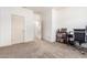Versatile bedroom with built-in shelving and carpet flooring at 1560 E Melrose Dr, Casa Grande, AZ 85122