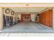 Two-car garage with built-in cabinets and ample storage space at 4536 E Via Dona Rd, Cave Creek, AZ 85331