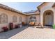 Cozy courtyard with seating area, creating an inviting space at 4536 E Via Dona Rd, Cave Creek, AZ 85331