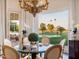 Breakfast room with a round table, offering scenic views of the pool and landscape at 40 Biltmore Est, Phoenix, AZ 85016