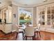 Breakfast nook with view of pool and backyard at 40 Biltmore Est, Phoenix, AZ 85016