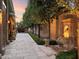Elegant backyard patio with seating area under a covered structure at 40 Biltmore Est, Phoenix, AZ 85016