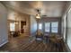 Bright and airy living area with tile floors and a ceiling fan at 650 N Hawes Rd # 3404, Mesa, AZ 85207