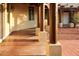 Covered patio with stained concrete flooring at 19950 W Cambridge Ave, Buckeye, AZ 85396