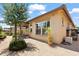 Landscaped backyard with gravel and greenery at 25807 N 19Th Gln, Phoenix, AZ 85085