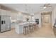 Modern kitchen with island and stainless steel appliances at 25807 N 19Th Gln, Phoenix, AZ 85085