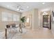 Bright home office with large mirror and neutral color scheme at 25807 N 19Th Gln, Phoenix, AZ 85085