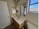 Simple bathroom with a single sink and toilet at 3614 W Alyssa Ln, Phoenix, AZ 85083