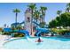 Fun community pool with waterslides and lifeguard at 15175 S 185Th Ave, Goodyear, AZ 85338