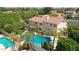 Two-story home with a large pool and surrounding landscape at 19422 N 67Th Ln, Glendale, AZ 85308