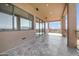 Large covered patio with sliding glass doors and mountain views at 40105 N 2Nd Way, Phoenix, AZ 85086