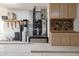 Garage with overhead storage, water softener, and workbench at 40105 N 2Nd Way, Phoenix, AZ 85086