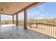 Covered patio with scenic mountain views and tile flooring at 40105 N 2Nd Way, Phoenix, AZ 85086