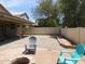 Backyard with firepit and seating area at 1905 E Aire Libre Ave, Phoenix, AZ 85022