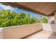 Private balcony overlooking lush green trees and landscape at 7240 N Dreamy Draw Dr # 113, Phoenix, AZ 85020