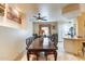 Spacious dining room with hardwood floors and large windows at 7240 N Dreamy Draw Dr # 113, Phoenix, AZ 85020