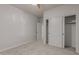 Small bedroom with neutral walls and carpet, ceiling fan at 3407 E Glacier Pl, Chandler, AZ 85249