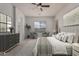 Spacious bedroom with plush carpeting and neutral color palette at 3407 E Glacier Pl, Chandler, AZ 85249