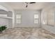 Living room with tile floors and neutral-colored walls at 3407 E Glacier Pl, Chandler, AZ 85249