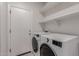 Laundry room with washer and dryer at 3407 E Glacier Pl, Chandler, AZ 85249