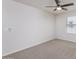 Spacious bedroom with neutral walls and carpet flooring at 2848 E Presidio St, Mesa, AZ 85213