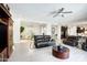 Spacious living room with recessed lighting and comfortable seating at 10611 E Tumbleweed Ave, Mesa, AZ 85212