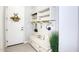 Entryway with built-in bench seating and storage at 10611 E Tumbleweed Ave, Mesa, AZ 85212