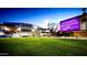 Grand Canyon University Arena at night with well-lit exterior at 5802 N 35Th Dr, Phoenix, AZ 85019