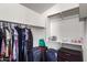 Large walk-in closet with ample shelf and hanging space at 745 E Megan St, Chandler, AZ 85225