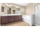 Bathroom boasts double sinks, tub and shower at 745 E Megan St, Chandler, AZ 85225