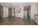 Spacious dining area with hardwood floors and an open floor plan at 10773 W Swayback W Pass, Peoria, AZ 85383
