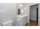 Bathroom featuring a white vanity and toilet at 10773 W Swayback W Pass, Peoria, AZ 85383