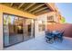 Private patio with seating area, perfect for outdoor dining at 3500 N Hayden Rd # 1005, Scottsdale, AZ 85251