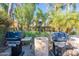 Community grilling area with two built-in grills for resident use at 3500 N Hayden Rd # 1005, Scottsdale, AZ 85251