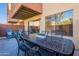 Spacious patio featuring a table and chairs, ideal for entertaining at 3500 N Hayden Rd # 1005, Scottsdale, AZ 85251