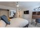 Bright bedroom with a queen-size bed, and plenty of closet space at 3500 N Hayden Rd # 1005, Scottsdale, AZ 85251