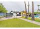 Entertain guests in the expansive backyard with a hot tub, putting green, and pool at 8608 E Angus Dr, Scottsdale, AZ 85251