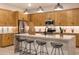 Modern kitchen with island and stainless steel appliances at 22511 E Saddle Ct, Queen Creek, AZ 85142
