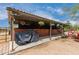 Well-maintained barn with several stalls, offering comfortable accommodations for horses at 35140 N 52Nd Pl, Cave Creek, AZ 85331