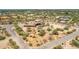 Aerial view of a luxurious ranch-style home with a pool at 35140 N 52Nd Pl, Cave Creek, AZ 85331