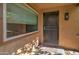 Front entry with security door and welcome mat at 292 Leisure World --, Mesa, AZ 85206