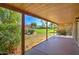 Covered patio with view of grassy area at 292 Leisure World --, Mesa, AZ 85206