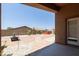 Backyard with patio, fire pit, and hot tub at 17555 W Dalea Dr, Goodyear, AZ 85338