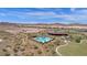 Aerial view of community pool and surrounding landscape at 32269 N 133Rd Dr, Peoria, AZ 85383