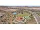 Aerial view showing community pool, playground, and basketball court at 32269 N 133Rd Dr, Peoria, AZ 85383